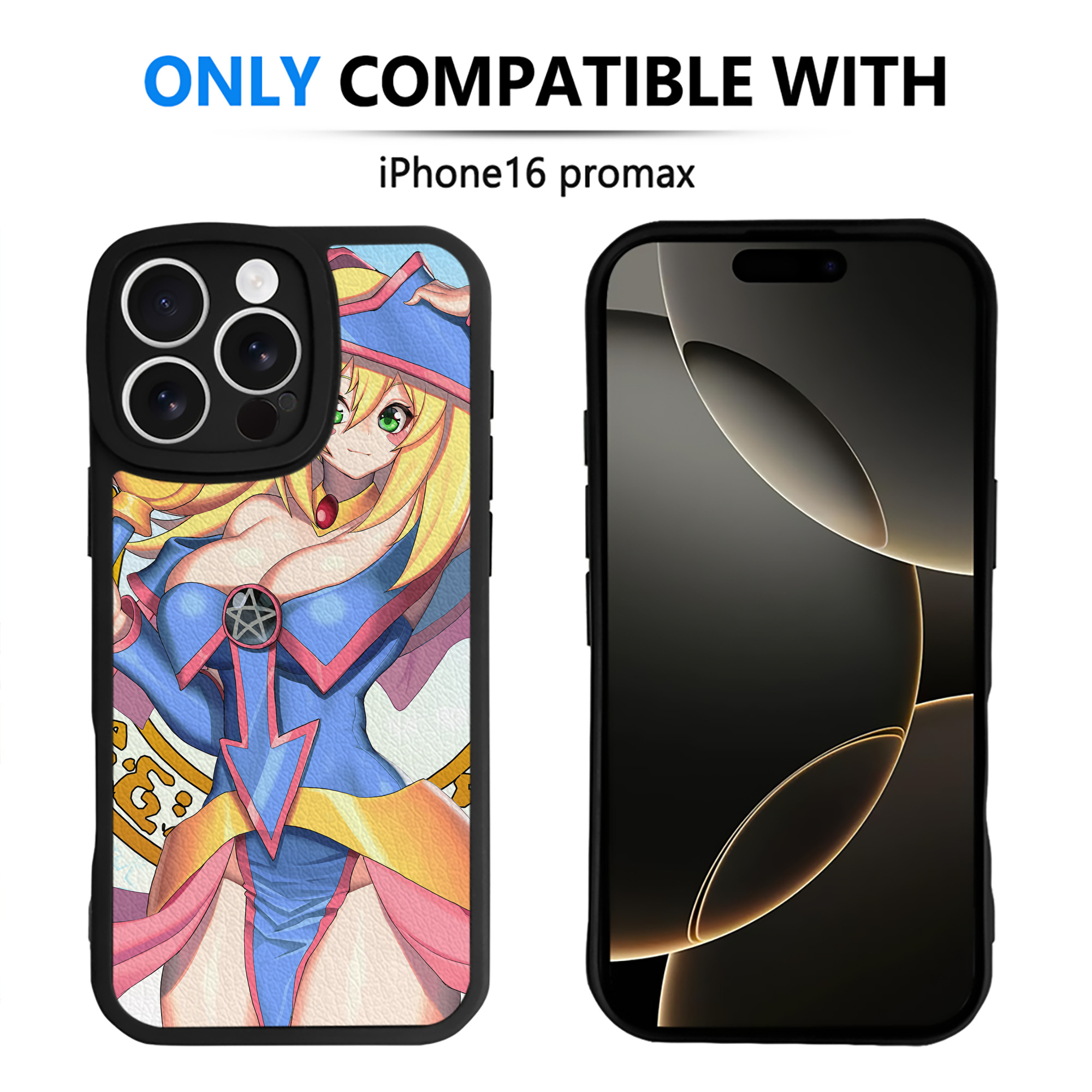 （画像用） 遊☆戯☆王 Yu-Gi-Oh! 【iPhone 16シリーズ対応】シリコンスマホケース（レザー調） 材質：シリコン